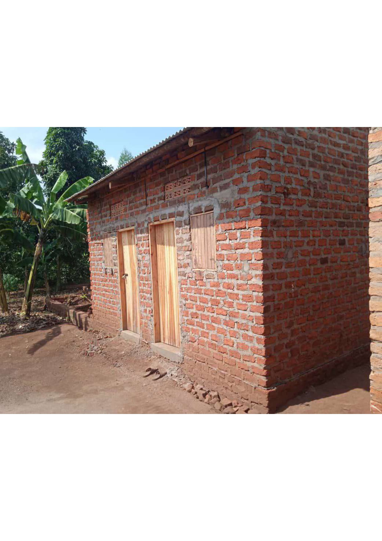 Newly constructed staff housing